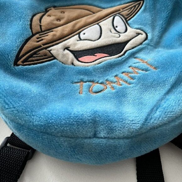 Vintage‎ 1998 Rugrats Tommy Pickles Blue Plush Mini Backpack Rare Cosplay Y2K main image 8